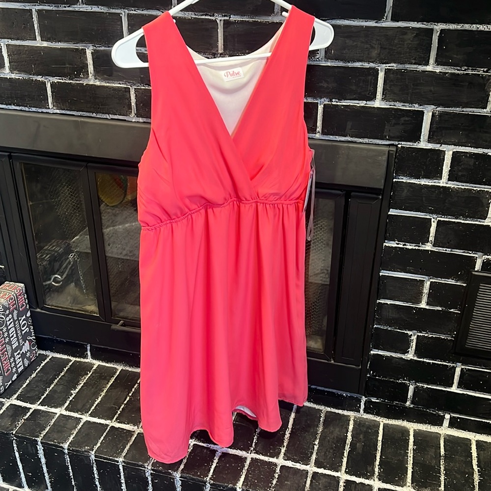 Coral dress